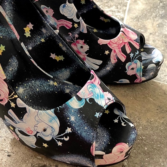 Women's Iron Fist My Little Pony Peep Toe Pumps | Size 8 - Picture 6 of 12
